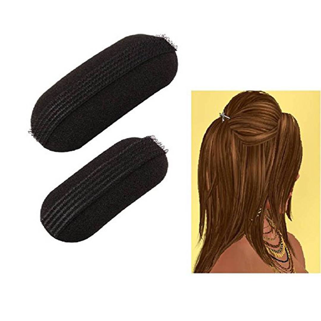 Pack of 10 Hair Accessories Hair Puff Maker Comb Sponge Hair Make Pad Comb  hair Hair Puff Hairstyle Device Hair Ponytail Comb Styling Tools Hair  Styling Clip Stick Bun Maker Braid Tool